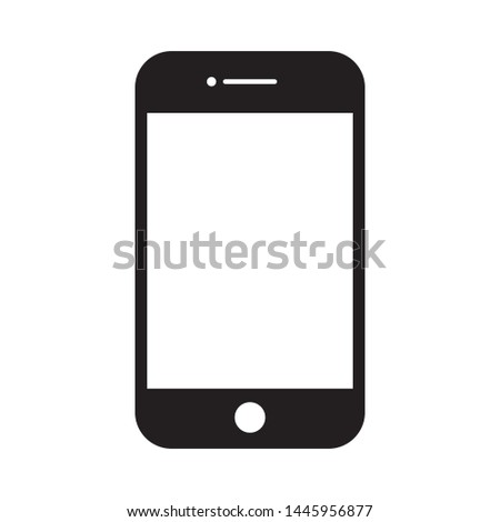 
Flat icon in the form of smartphone technology