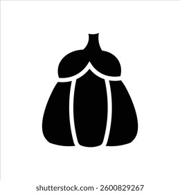 Flat Icon fresh green chayote or mirliton editable vector, high quality vegetable illustration suitable for food packaging, healthy menu food concept