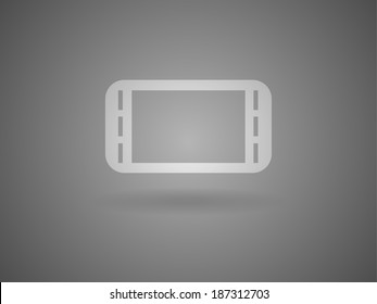 Flat icon of game pad