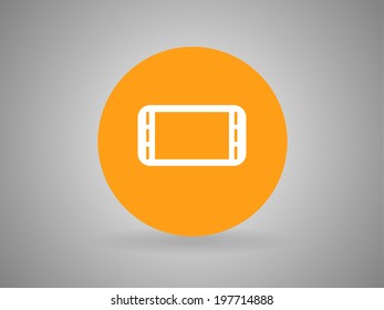 Icono plano de gamepad