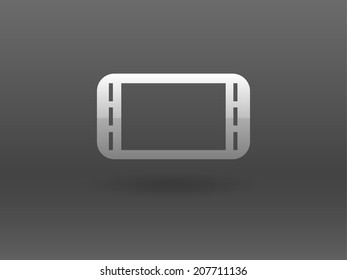 Flat icon of gamepad