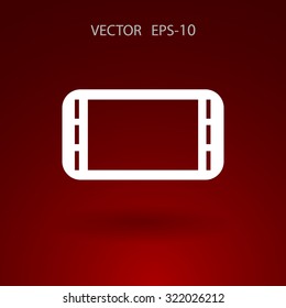 Icono plano de gamepad