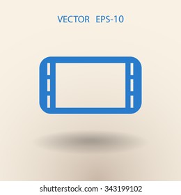 Icono plano de gamepad