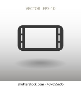 Flat icon of gamepad