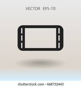 Icono plano de gamepad