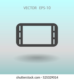 Flat icon of gamepad. vector illustration