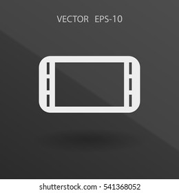 Flat icon of gamepad. vector illustration