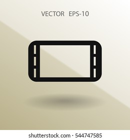 Flat icon of gamepad. vector illustration