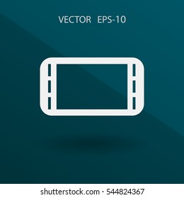 Flat icon of gamepad. vector illustration