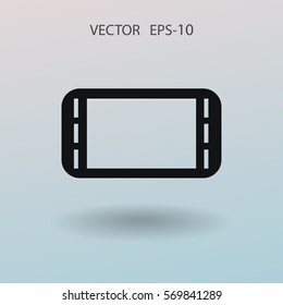Flat icon of gamepad. vector illustration