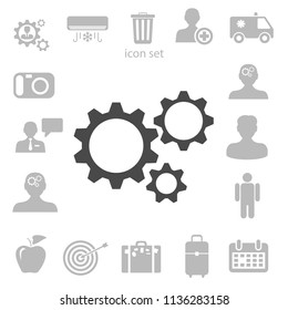 Icono plano de las marchas. ilustración vectorial