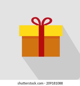 flat icon gift
