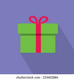flat icon gift