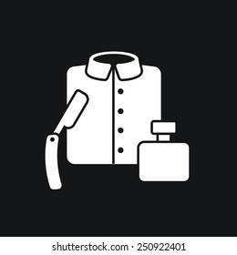 Flat icon. Gift's for man.