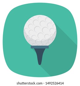  Flat icon for golf