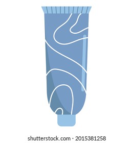 A flat icon of hand cream. Vector illustration on a white background.