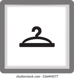 Flat icon. Hanger.