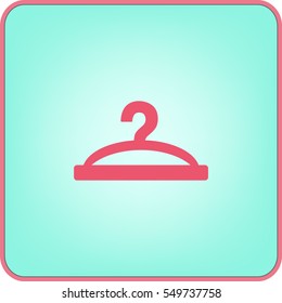 Flat icon. Hanger.