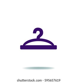 Flat icon. Hanger.