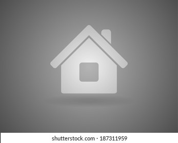 Icono plano del hogar