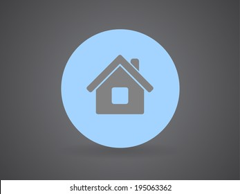 Icono plano del hogar