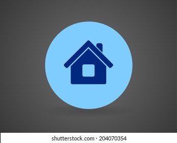 Icono plano del hogar