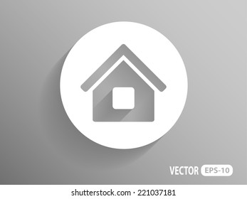 Icono plano del hogar