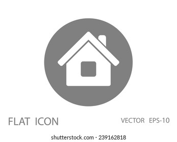 Icono plano del hogar