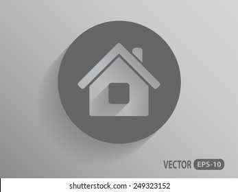 Icono plano del hogar