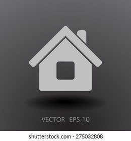 Icono plano del hogar