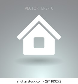 Icono plano del hogar