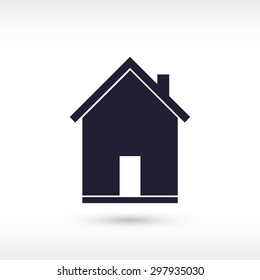 flat  icon of home
