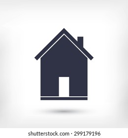 flat  icon of home