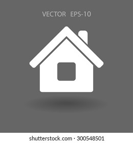 Icono plano del hogar