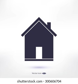 flat  icon of home
