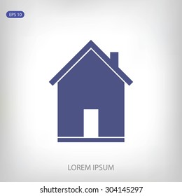 flat  icon of home