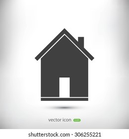 flat  icon of home