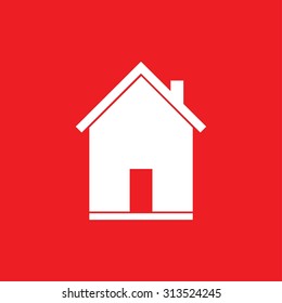 flat  icon of home