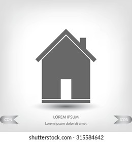 flat  icon of home