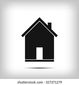 flat  icon of home