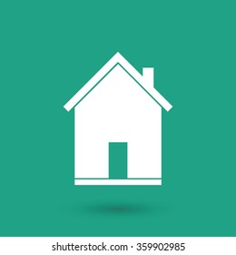 flat  icon of home