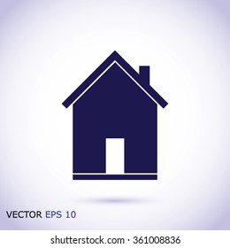 flat  icon of home