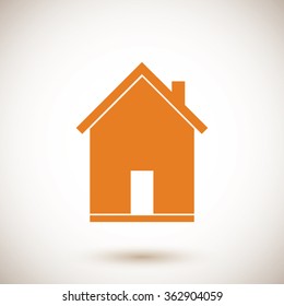 flat  icon of home
