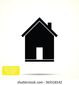 flat  icon of home