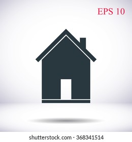 flat  icon of home