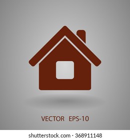 Icono plano del hogar