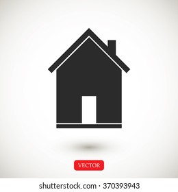 flat  icon of home
