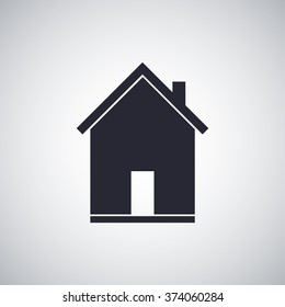 flat  icon of home