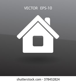 Icono plano del hogar