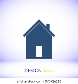 flat  icon of home